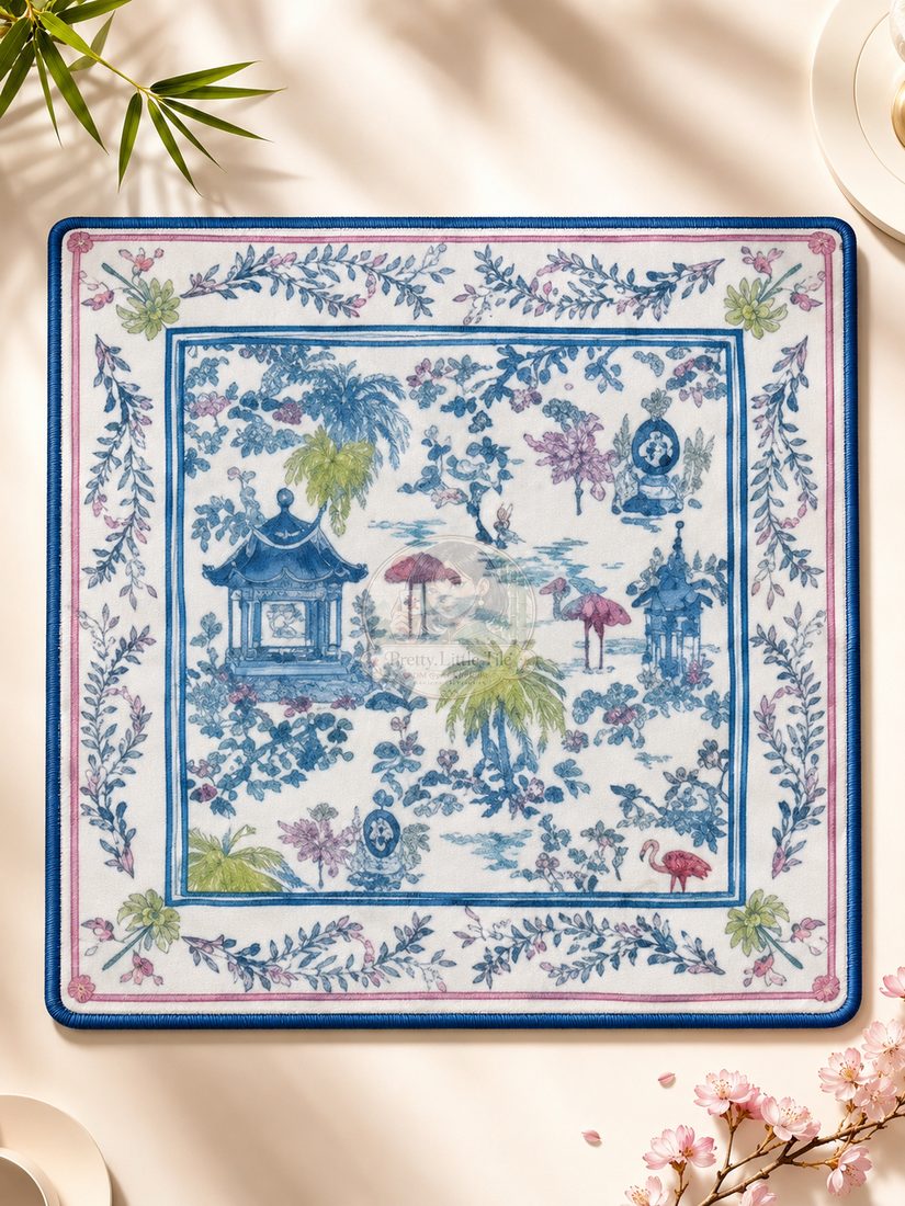 Blue Chinoiserie Mat