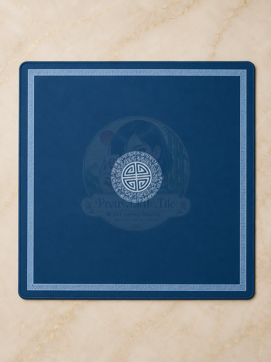 Royal Blue Mahjong Mat