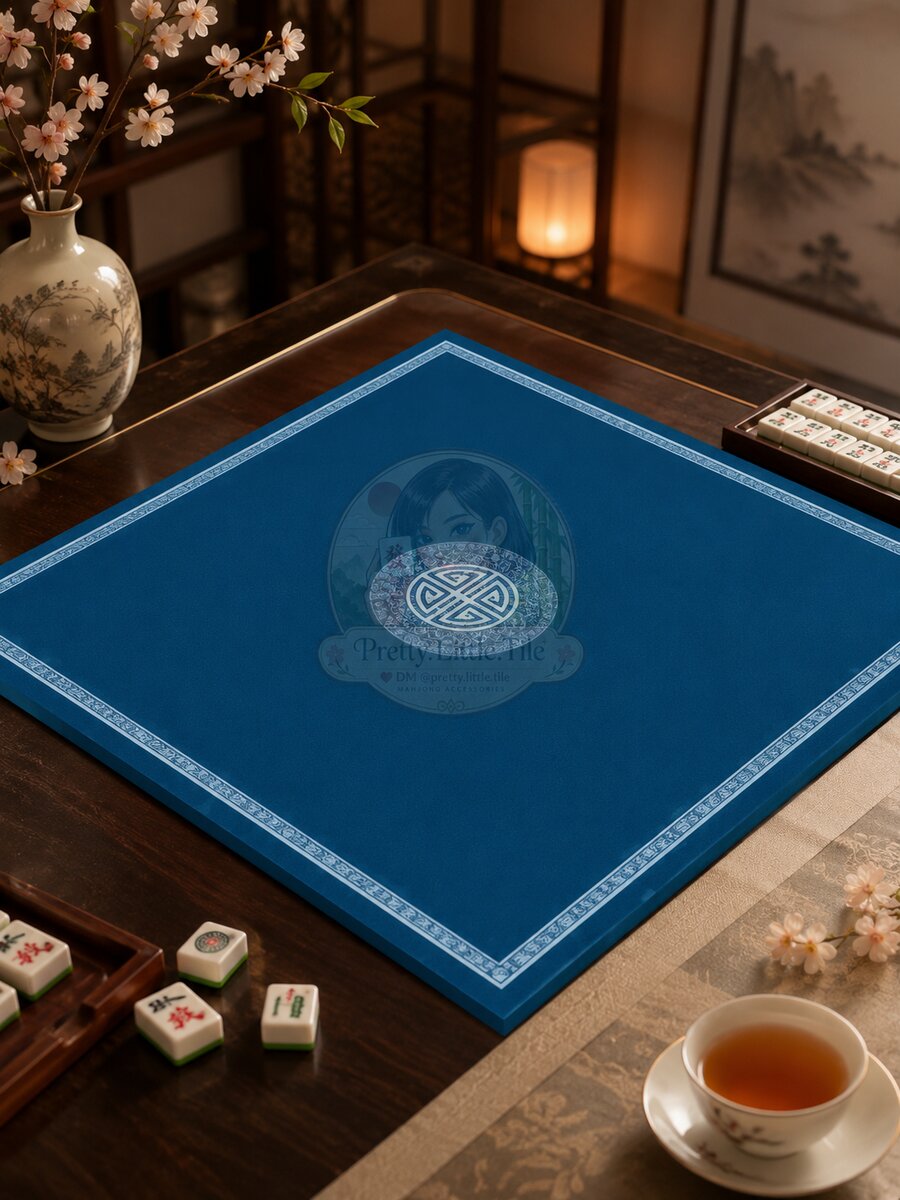 Royal Blue Mahjong Mat